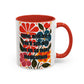 "Come with Me and You'll See..." Rainbow Flowers Mug | Eight Colors | 11oz or 15oz