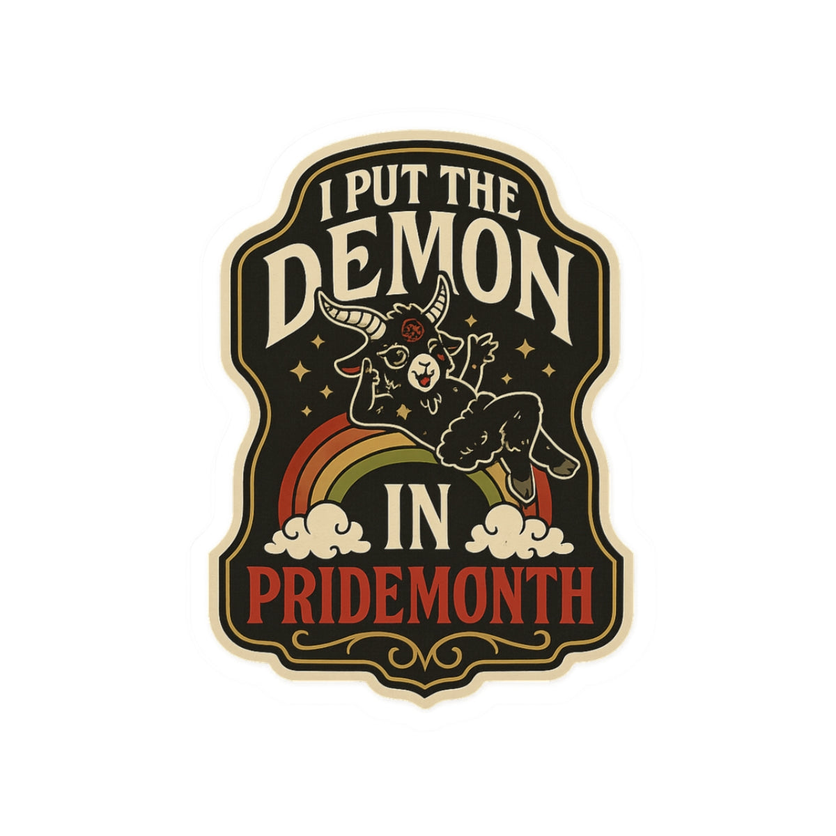 Pride Demon Sticker