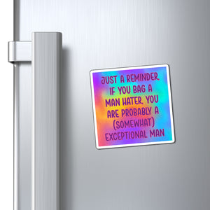 Bespattered Facade "Somewhat Exceptional Man" Refrigerator Magnet
