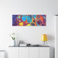 Bespattered Facade Fluid Art Abstract Painting Stretched Matte Canvas Art Prints | Multiple Sizes