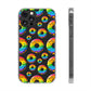 Bespattered Facade Rainbow Sprinkle Donut Clear Case
