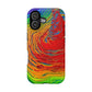 Bespattered Facade Rainbow Vortex Impact-Resistant Case