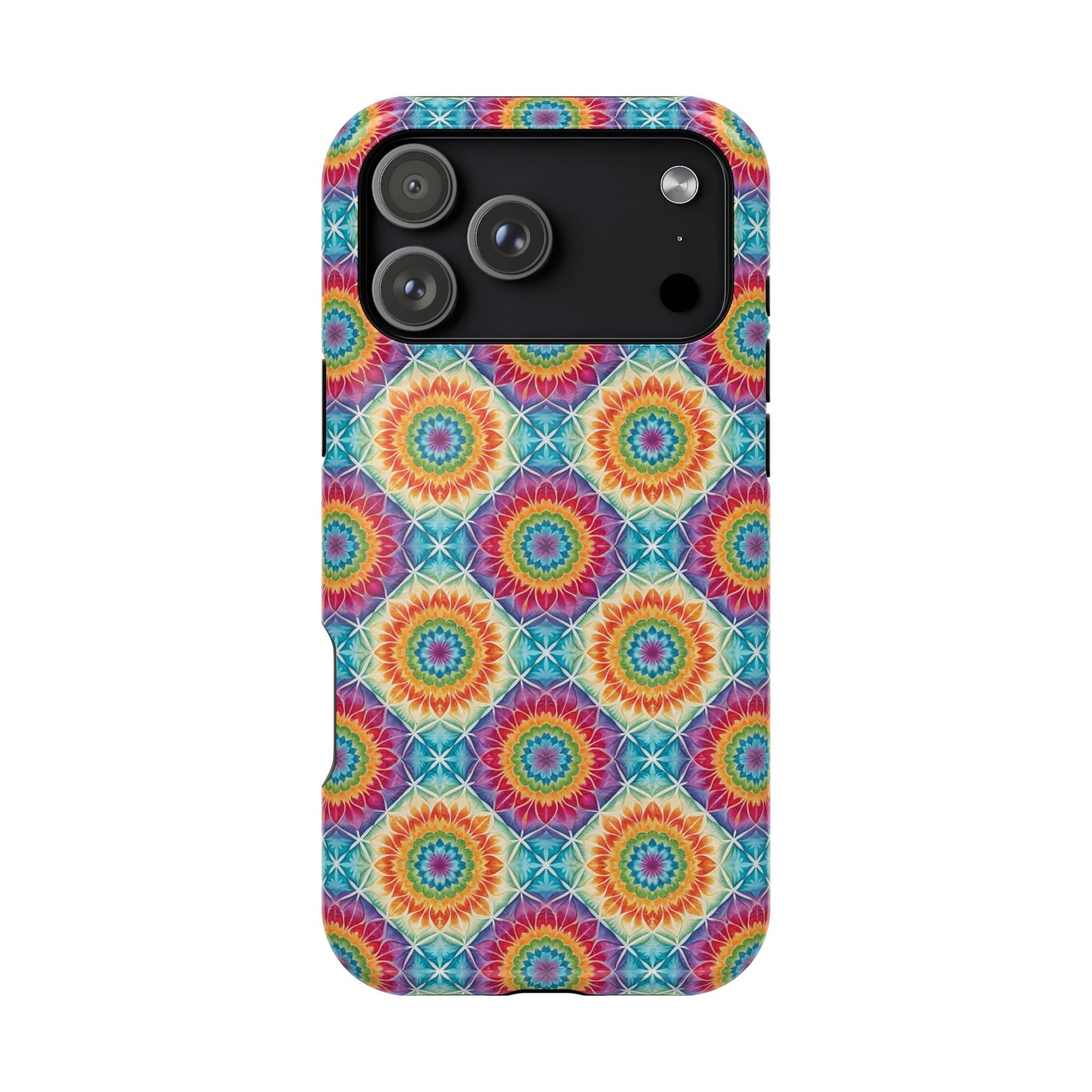 Bespattered Facade Rainbow Blooms MagSafe Tough Case