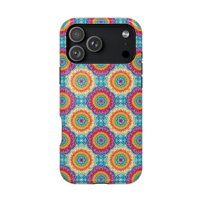 Bespattered Facade Rainbow Blooms MagSafe Tough Case