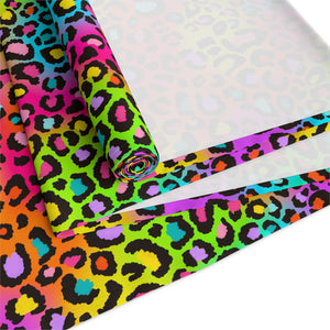 Bespattered Facade Neon Leopard Table Runner (2 sizes)