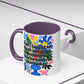 "Don't Forget..." Rainbow Flowers Mug | Eight Colors | 11oz or 15oz