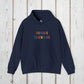 Bespattered Facade "Rainbow Is the New Black" Colorful Embroidered Unisex Heavy Blend™ Hooded Sweatshirt