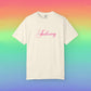 Bespattered Facade Fancy Pink Indoorsy Colorful Premium Unisex Comfort Colors Garment Dyed 100% Cotton T-Shirt