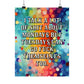 Bespattered Facade Tuesdays Can Go Fuck Themselves Rainbow Giclée Archival Matte Paper Prints