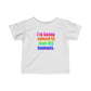 Bespattered Facade Love All Humans Infant Fine Jersey Tee