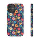 Bespattered Facade Colorful Flowers Impact-Resistant Case