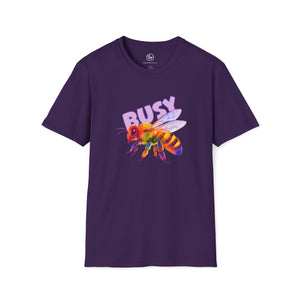 Bespattered Facade "Busy Bee" Colorful Unisex Softstyle T-Shirt