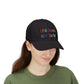 Childless Cat Lady Rainbow Embroidered Classic Cap (10 Hat Colors)