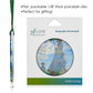 Monet Woman with Parasol Porcelain Keepsake Ornament – Flat Ceramic, Gift-Ready