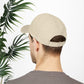Bespattered Facade "Hang in There" White Embroidered Distressed Cap