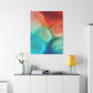 Bespattered Facade Resin Petri Macro Photograph Stretched Matte Canvas Art Prints | Multiple Sizes