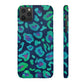 Bespattered Facade Emerald Leopard Snap Case