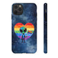 Bespattered Facade Rainbow Extraterrestrial Pride Tough Case