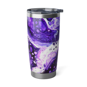 Bespattered Facade Purple Haze Vagabond Spill-Resistant Lid Stainless-Steel Tumbler 20oz