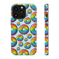 Bespattered Facade Rainbow Sprinkle Donut Tough Case