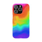 Bespattered Facade Rainbow Heat Map Snap Case