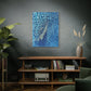 Bespattered Facade Fluid Art Abstract Painting Stretched Matte Canvas Art Prints | Multiple Sizes