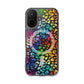 Bespattered Facade Rainbow Paint Splatter Leopard MagSafe Clear Impact Cases