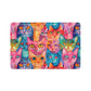 Bespattered Facade Rainbow Cat Party Pet Food Mat