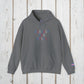Bespattered Facade Protect the Dolls LGBTQ+ Pride Trans Support Embroidered Unisex Heavy Blend™ Hooded Sweatshirt