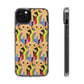 Bespattered Facade 90s Flashback Rainbow Trolls Clear Case