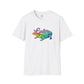 Bespattered Facade "Later Gator" Rainbow Alligator Unisex Softstyle T-Shirt