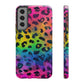 Bespattered Facade Neon Leopard Impact-Resistant Case