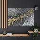 Bespattered Facade You're Golden Stretched Matte Canvas Art Prints | Multiple Sizes