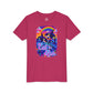 Bespattered Facade Rainbow Eat the Rich Colorful Retro Orcas Youth Short Sleeve Tee