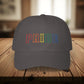 Bespattered Facade Rainbow LGBTQ+ Pride Embroidered Hat | 10 Colors