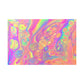 Bespattered Facade Fluid Art Abstract Painting Stretched Matte Canvas Art Prints | Multiple Sizes