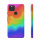 Bespattered Facade Rainbow Heat Map Snap Case