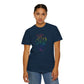 Bespattered Facade Rainbow Heart Line Art Premium Unisex Comfort Colors Garment Dyed 100% Cotton T-Shirt