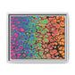 Bespattered Facade Neon Goodness Framed Canvas Art Print | 3 Frame Colors | Multiple Sizes