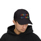 Childless Cat Lady Rainbow Embroidered Classic Cap (10 Hat Colors)