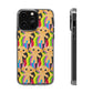 Bespattered Facade 90s Flashback Rainbow Trolls Clear Case