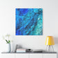 Bespattered Facade Resin Petri Macro Photograph Stretched Matte Canvas Art Prints | Multiple Sizes