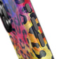 Bespattered Facade Rainbow Watercolor Leopard MagSafe Tough Case