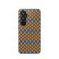 Bespattered Facade Rainbow Chevron Tiles Impact-Resistant Case