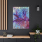 Bespattered Facade Resin Petri Macro Photograph Stretched Matte Canvas Art Prints | Multiple Sizes