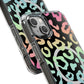 Bespattered Facade Pastel Rainbow Leopard MagSafe Clear Impact Case