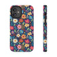 Bespattered Facade Colorful Flowers Impact-Resistant Case