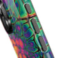 Bespattered Facade Neon Butterfly Abstract Art MagSafe Tough Case