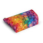 Bespattered Facade Rainbow Ink Dots Accessory Pouch With T-Bottom | 2 Sizes