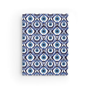 Bespattered Facade Evil Eye Notebook - Unlined (Blank) Pages